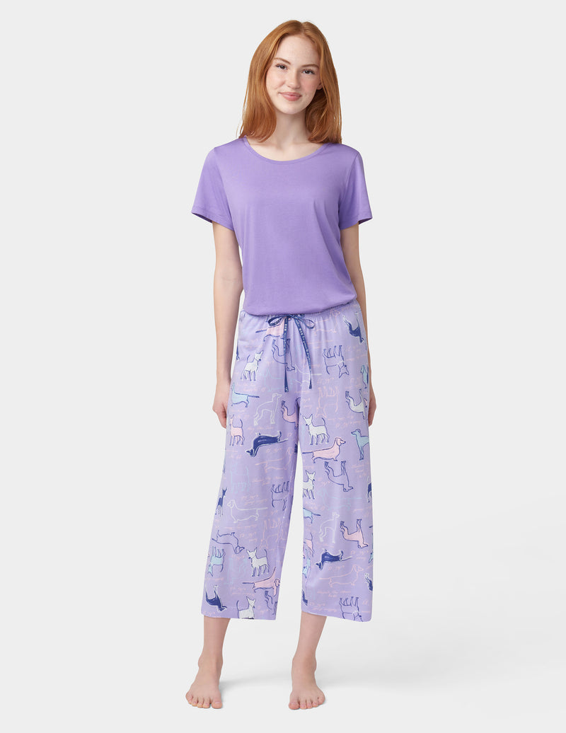 HUE Dog Show Pajama Capri