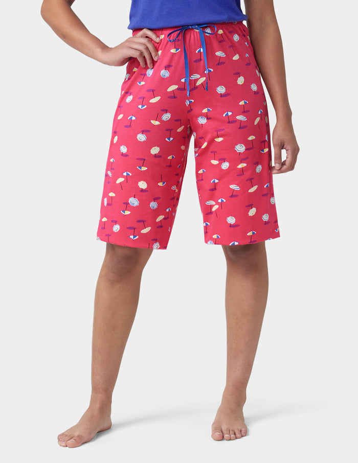HUE Beach Umbrella Pajama Bermuda Short