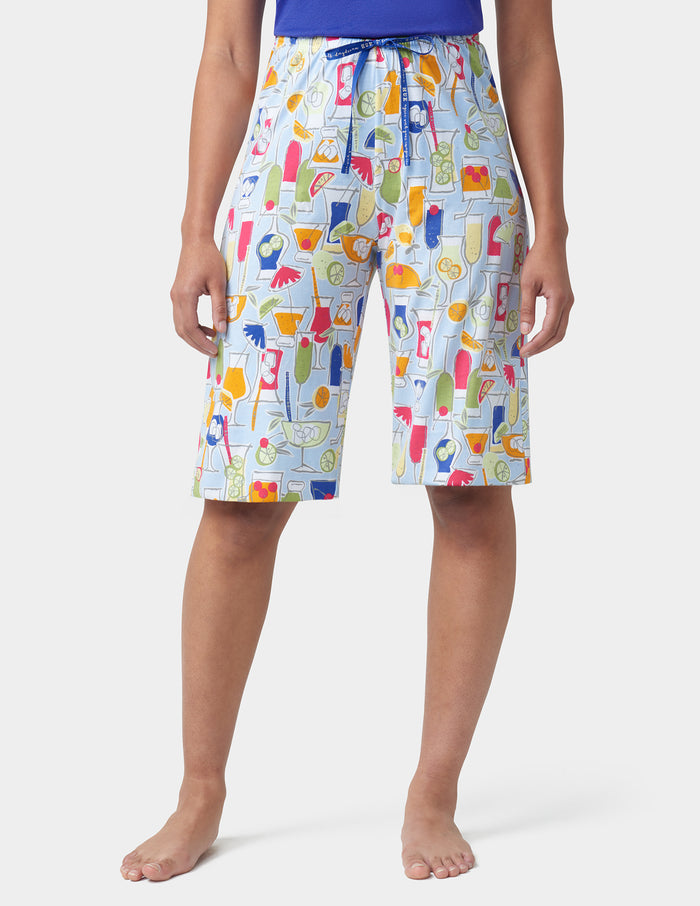HUE Funky Punch Pajama Bermuda Short