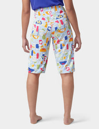 HUE Funky Punch Pajama Bermuda Short