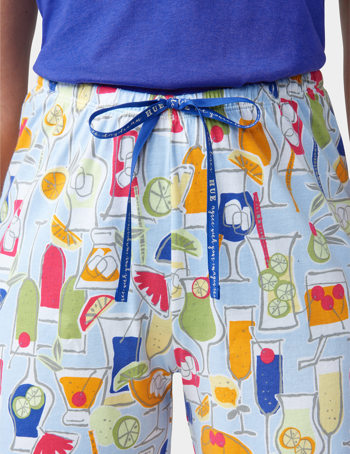 HUE Funky Punch Pajama Bermuda Short