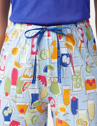 HUE Funky Punch Pajama Bermuda Short