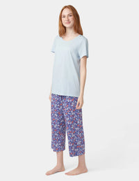 HUE Solid Short Sleeve Scoop Neck Pajama Tee