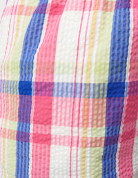 HUE Seersucker Notch Collar Short Sleeve Pajama Set