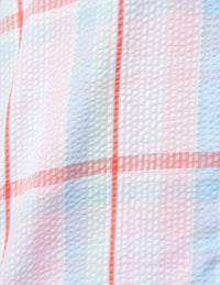 HUE Seersucker Notch Collar Short Sleeve Pajama Set