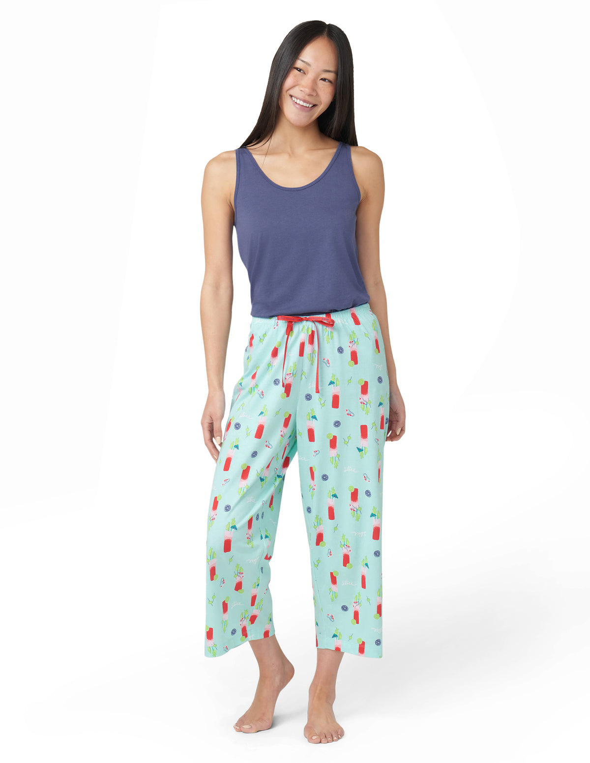 HUE Bloody Mary Mood Pajama Capri