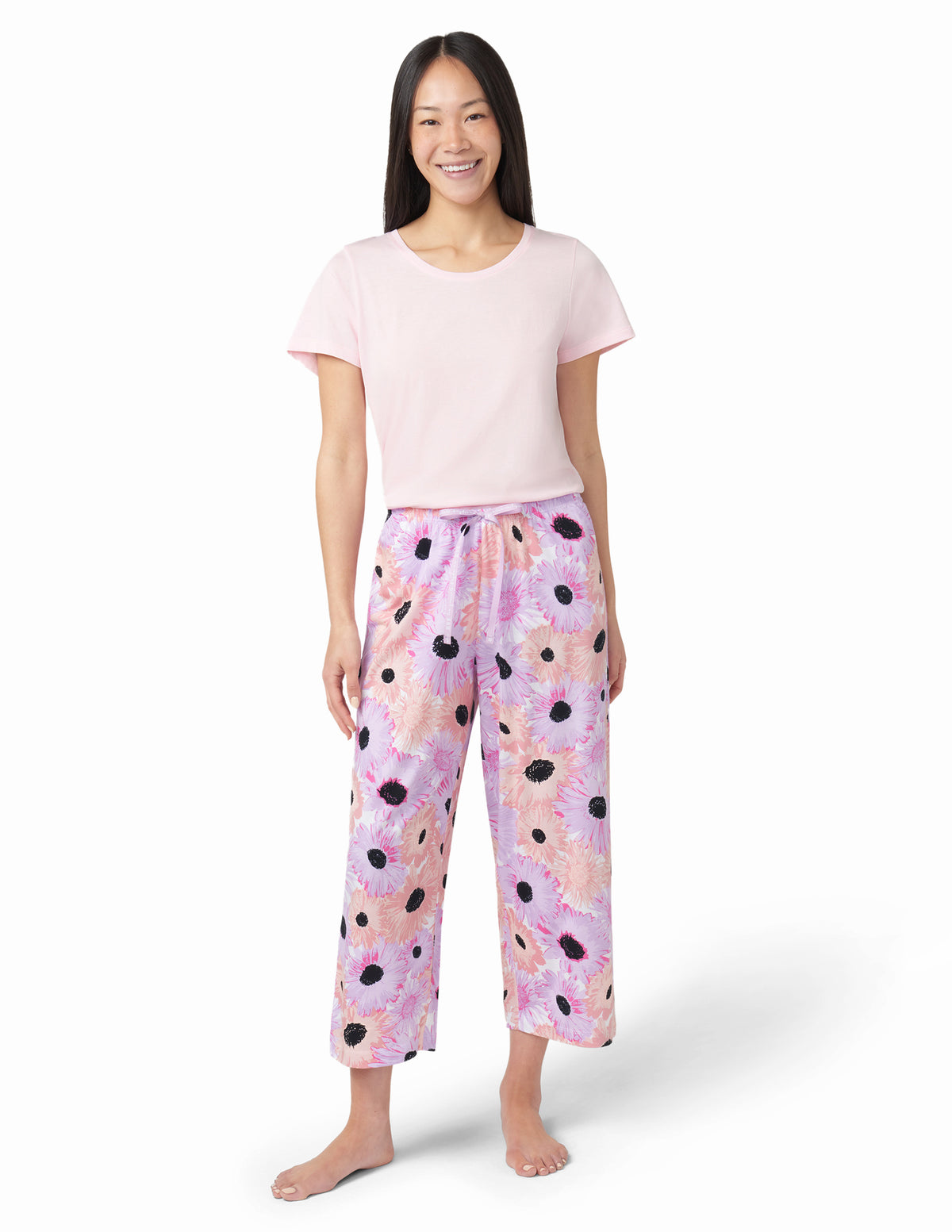 HUE Daisy Delight Pajama Capri
