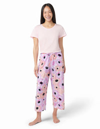 HUE Daisy Delight Pajama Capri