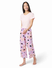HUE Daisy Delight Pajama Capri