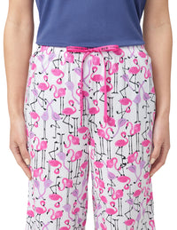 HUE Flamingo Strut Pajama Bermuda Short