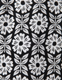 HUE Happy Fields Floral Pajama Bermuda Short