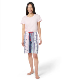 HUE Seaside Stripe Pajama Bermuda Short