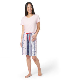 HUE Seaside Stripe Pajama Bermuda Short
