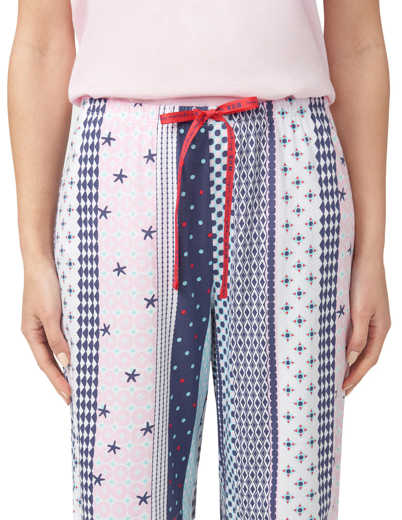 HUE Seaside Stripe Pajama Bermuda Short