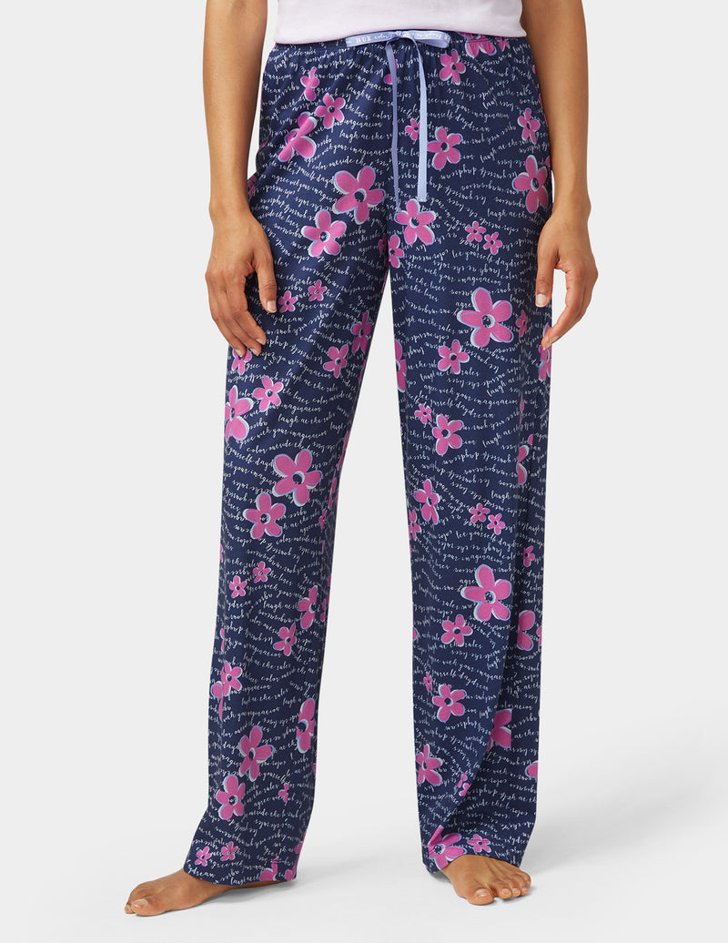 HUE Floral Lyrics Pajama Pant
