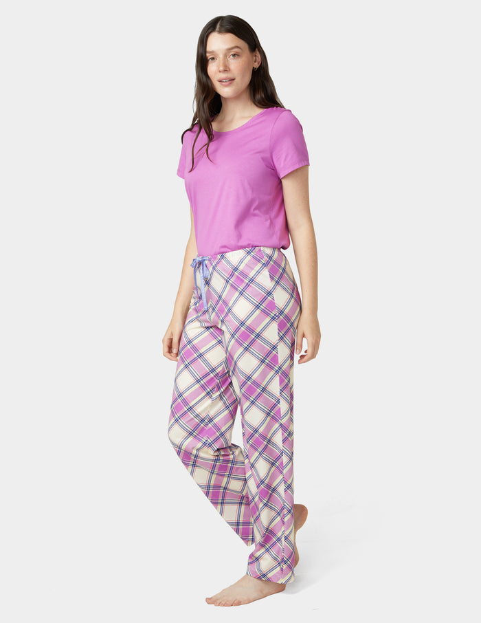 HUE Woodlands Plaid PJ Pant