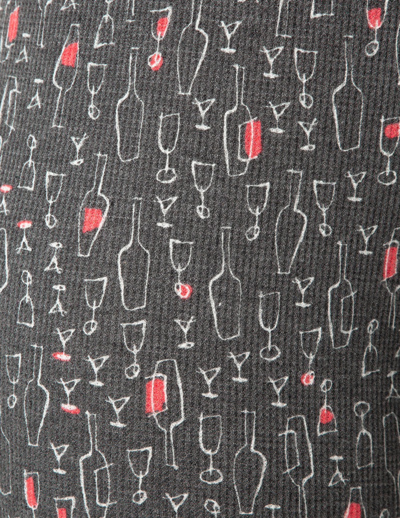 HUE Short Sleeve Embellished Pajama Set