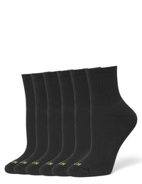 HUE Sport Mini Crew Sock 6 Pair Pack