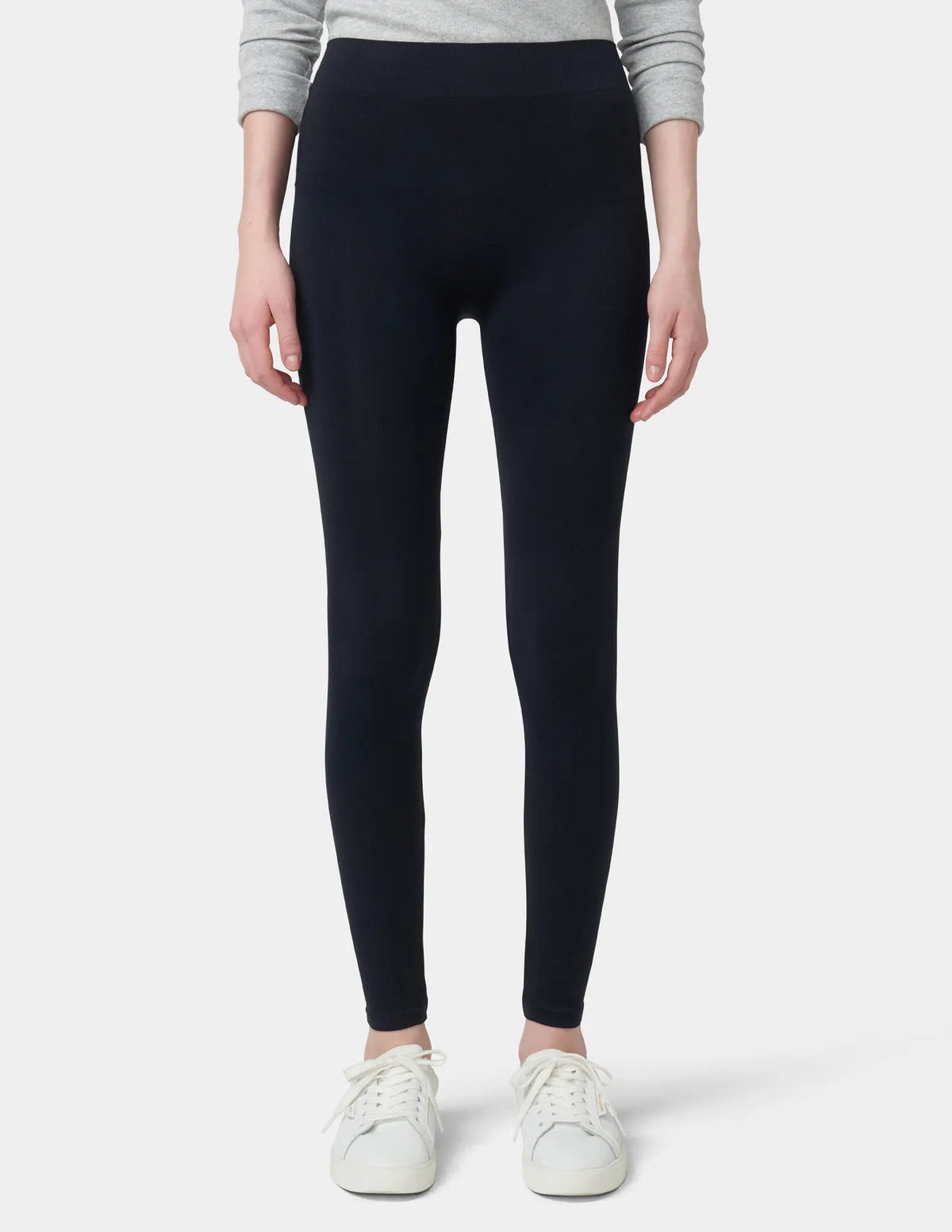 Leggings Donna HUE In Velluto A Coste, Blu Navy Medio, Taglia M, Con Tasche Vere, Modello U13784 - Foto 2