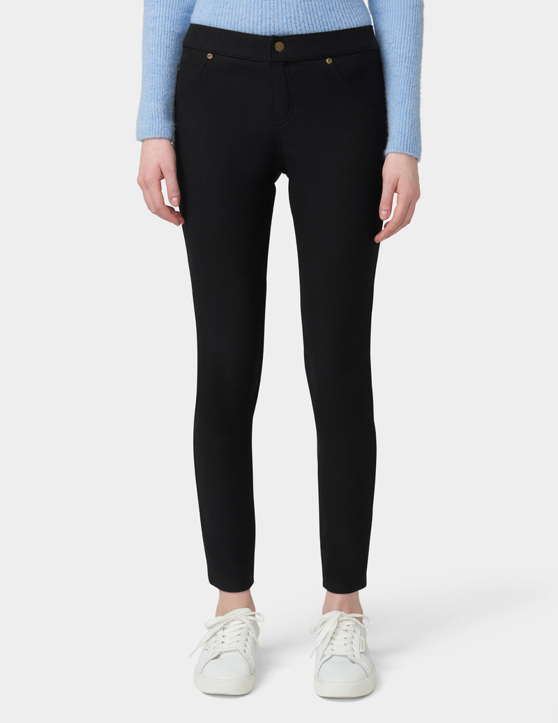 Fleece Lined Denim Legging
