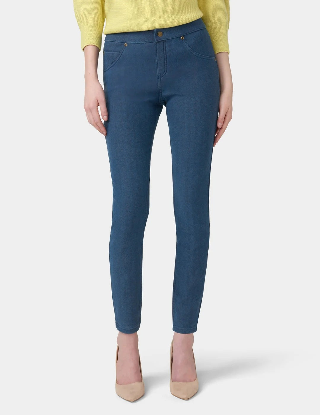 HUE Fleece Lined Denim Legging