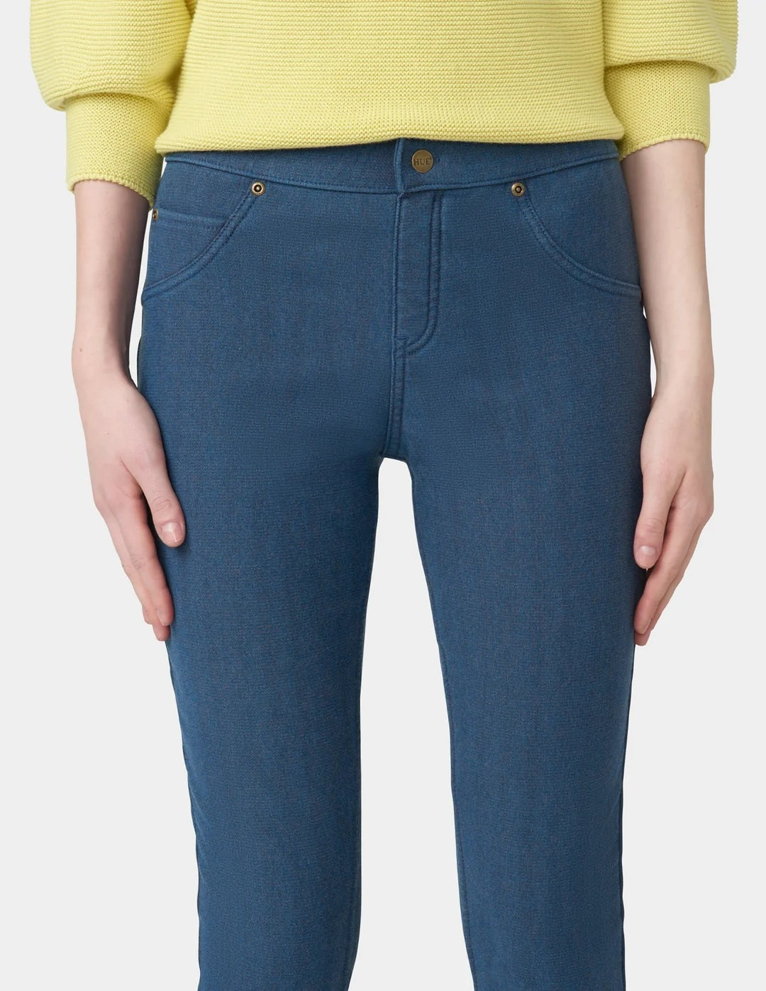 HUE Fleece Lined Denim Legging