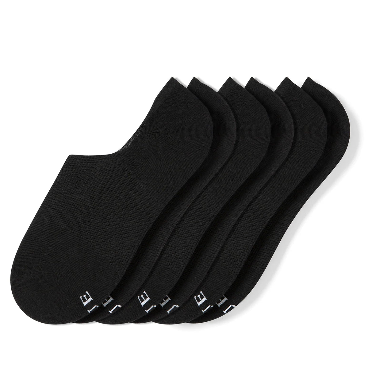 HUE 3-Pair Pack Cotton No Show Arch Hug Sock