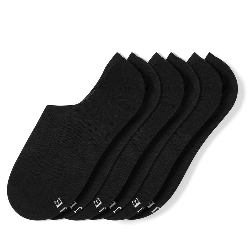 HUE 3-Pair Pack Cotton No Show Arch Hug Sock