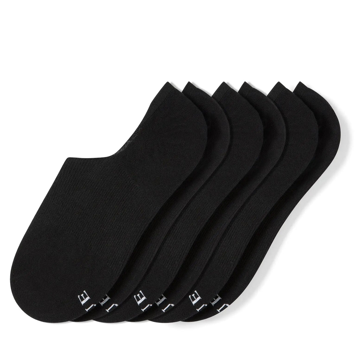 HUE Cotton No Show Arch Hug Sock 3 Pair Pack