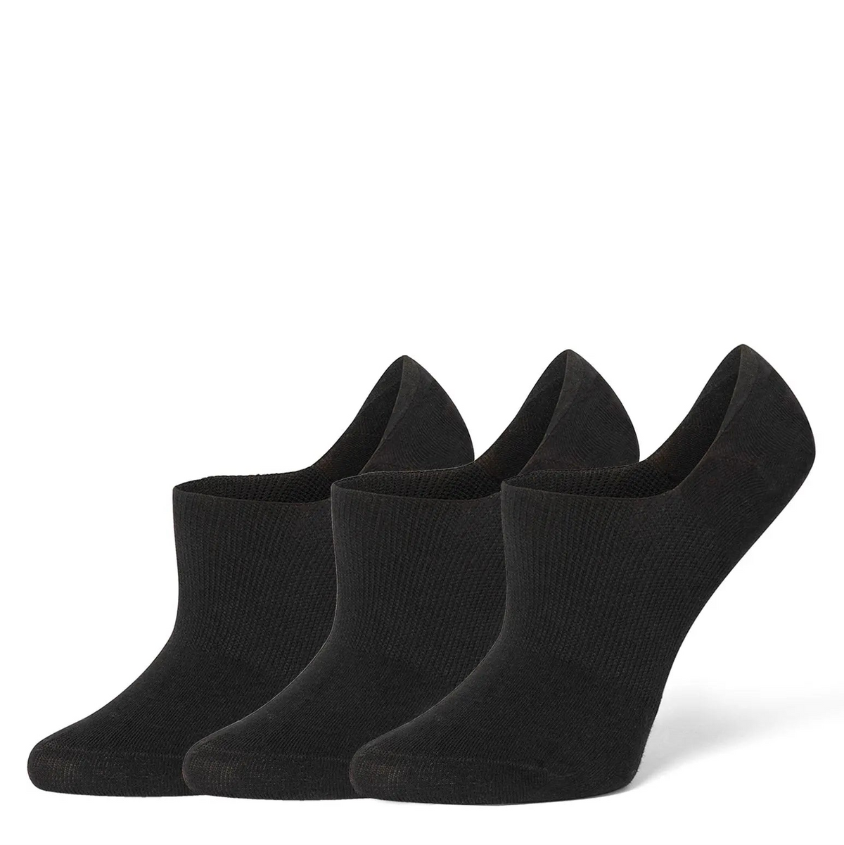 HUE Cotton No Show Arch Hug Sock 3 Pair Pack