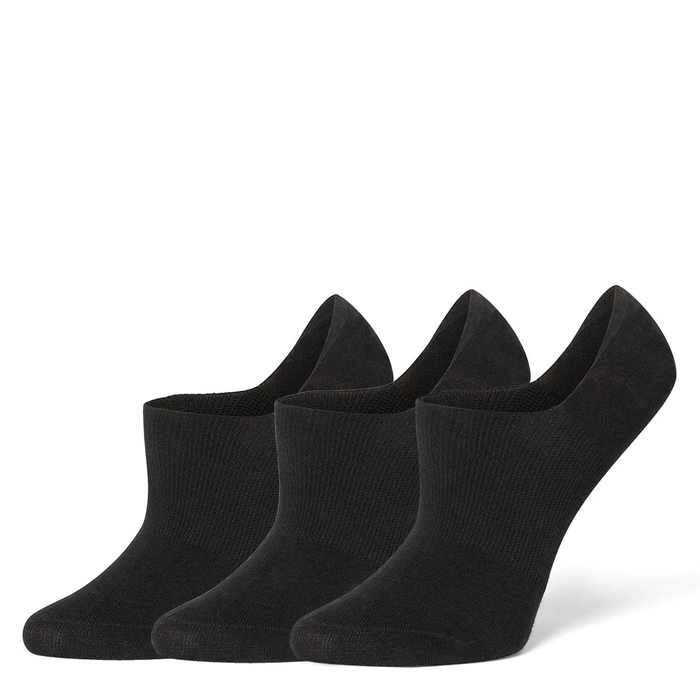 HUE Cotton No Show Arch Hug Sock 3 Pair Pack