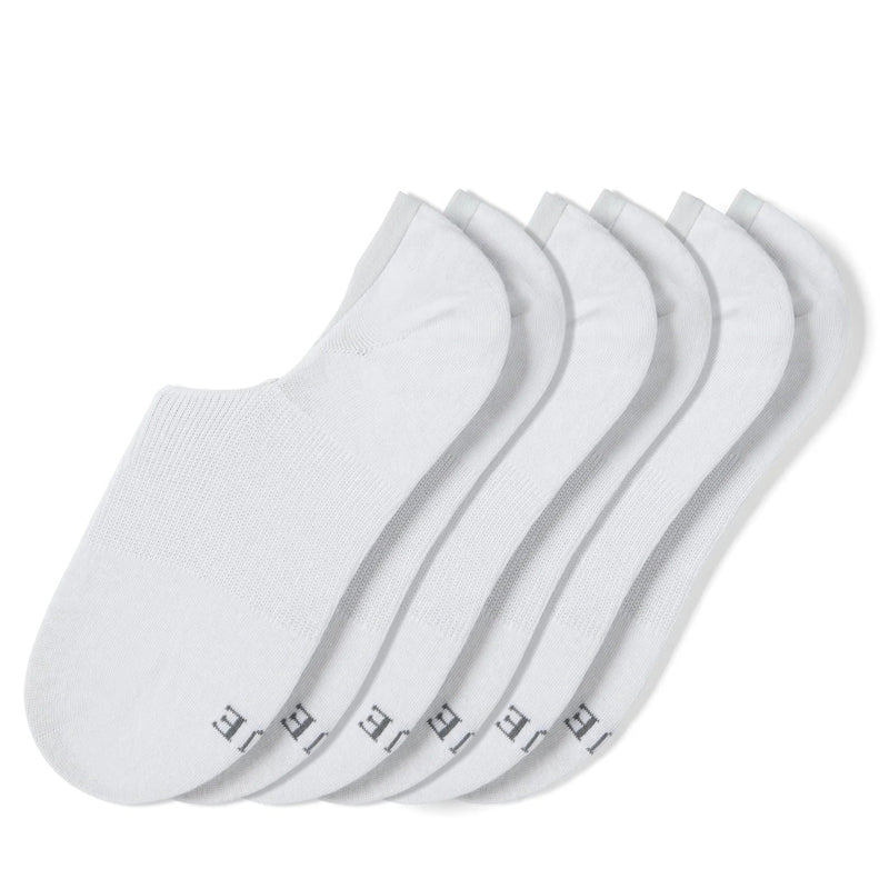 HUE 3-Pair Pack Cotton No Show Arch Hug Sock