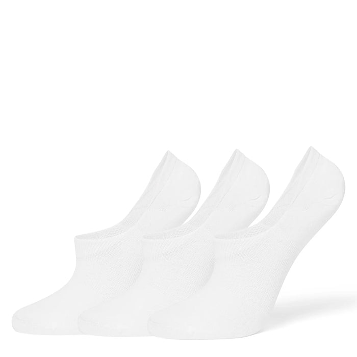 HUE 3-Pair Pack Cotton No Show Arch Hug Sock