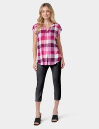 HUE Hi-Rise Ultra Soft Denim Capri