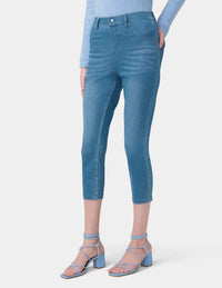 HUE Hi-Rise Ultra Soft Denim Capri