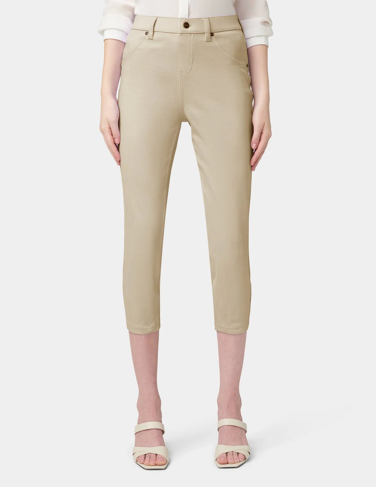 HUE Hi-Rise Ultra Soft Denim Capri