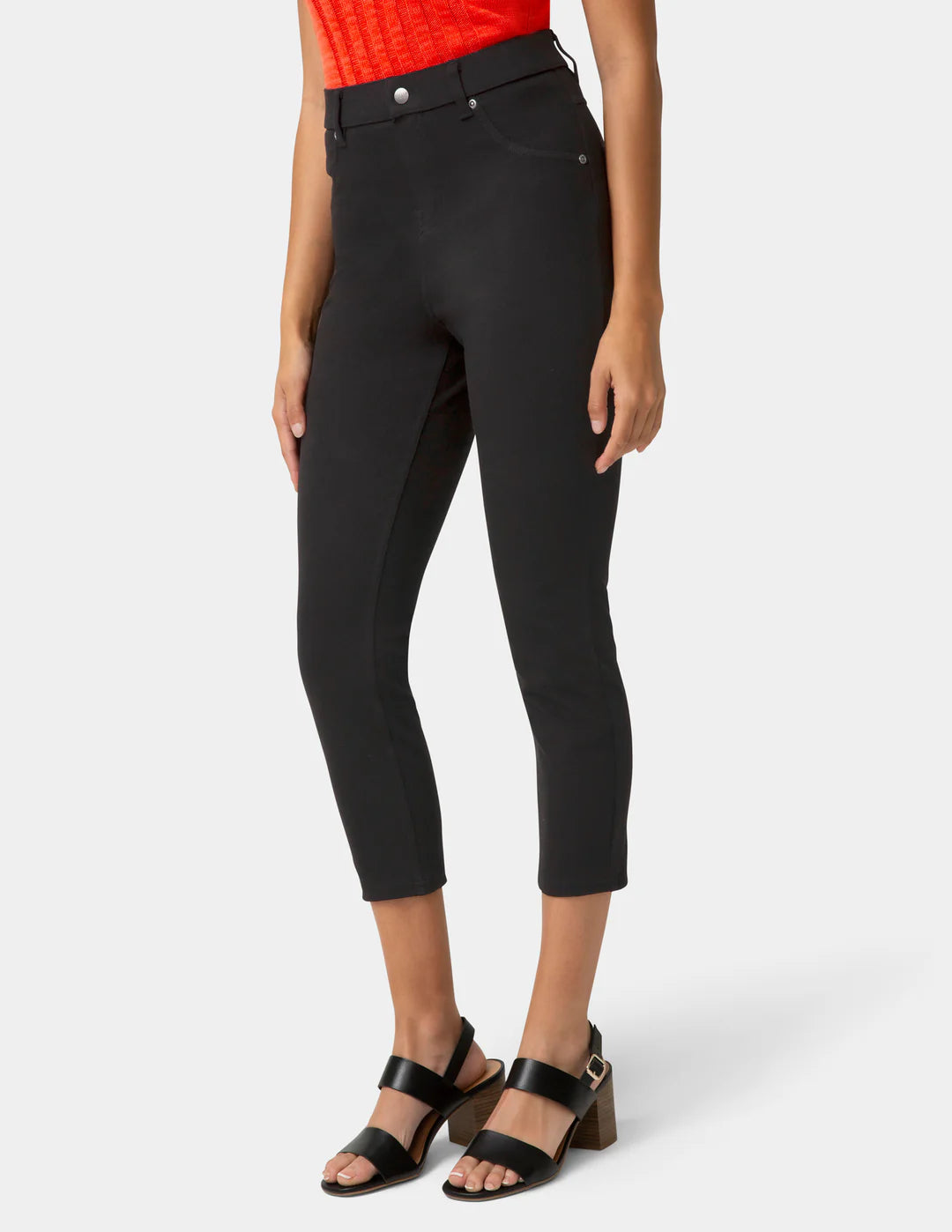 HUE Hi-Rise Ultra Soft Denim Capri