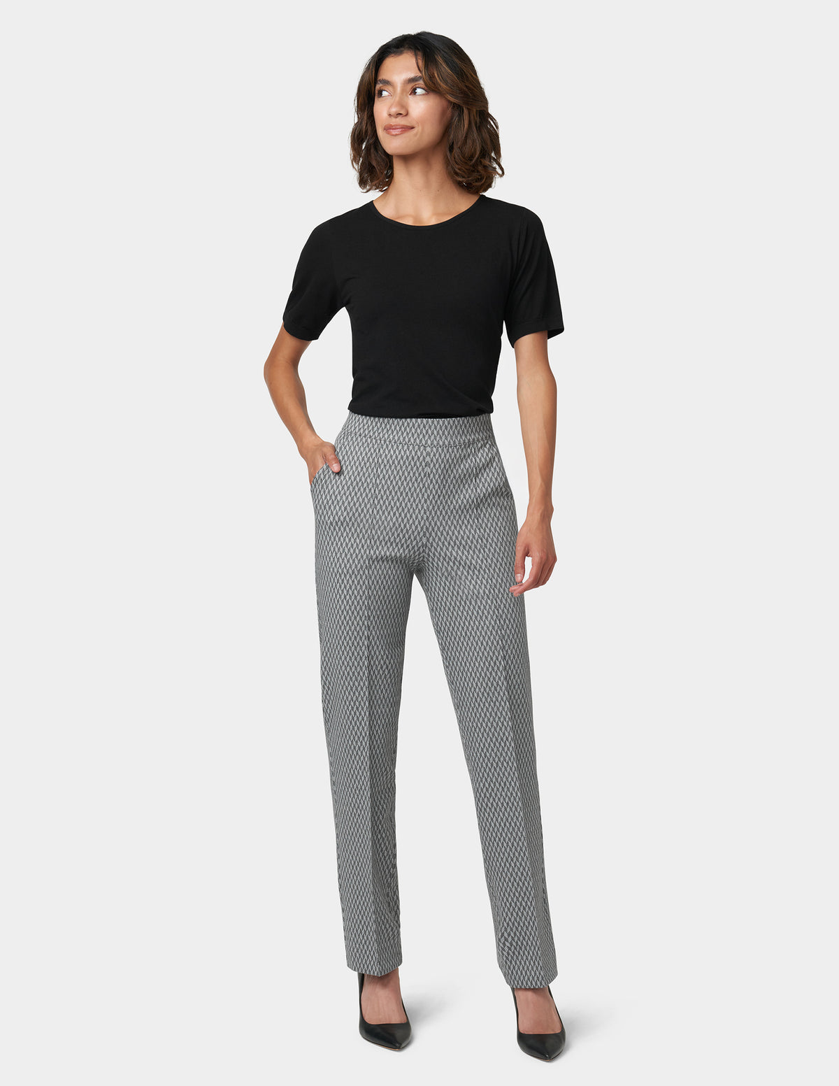 HUE Geo Pull-On Trouser