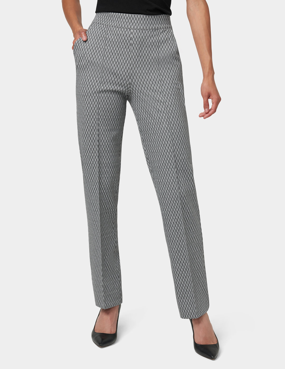 HUE Geo Pull-On Trouser