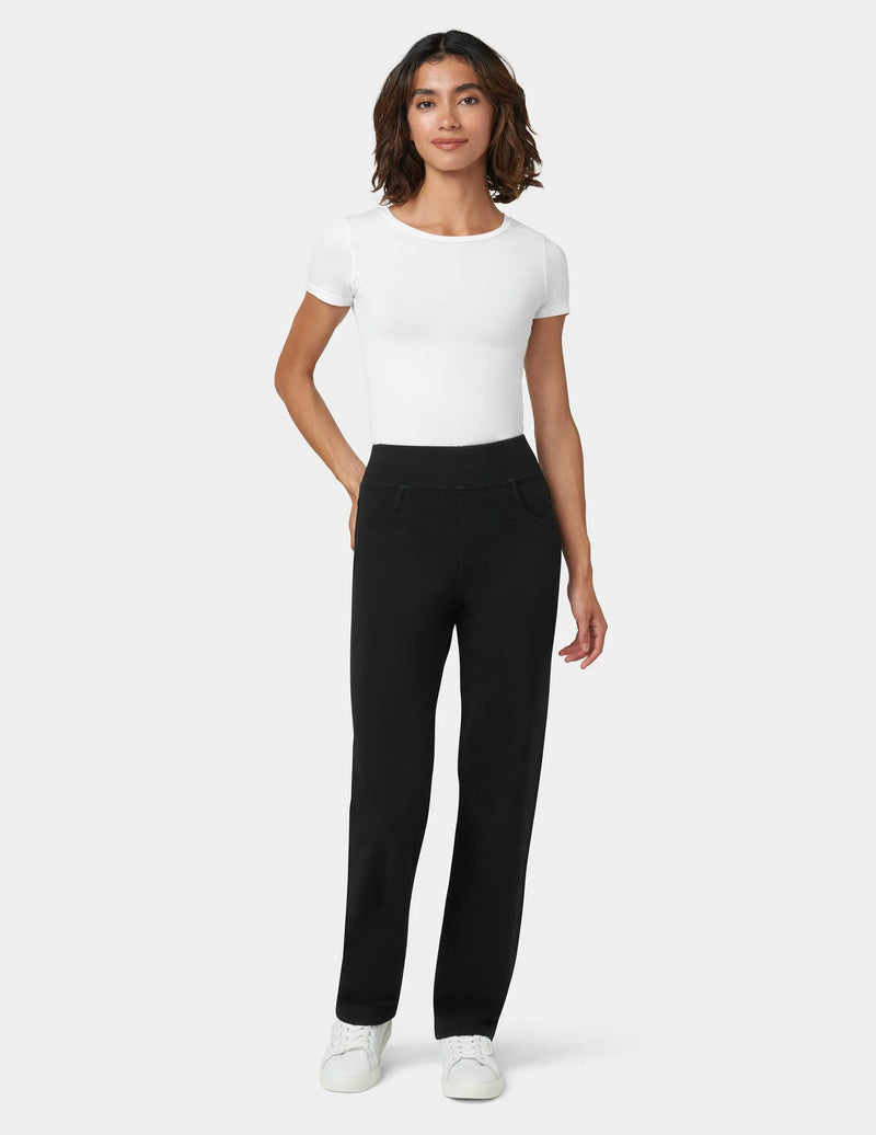 HUE Game-Changing Hi-Rise Straight Legging