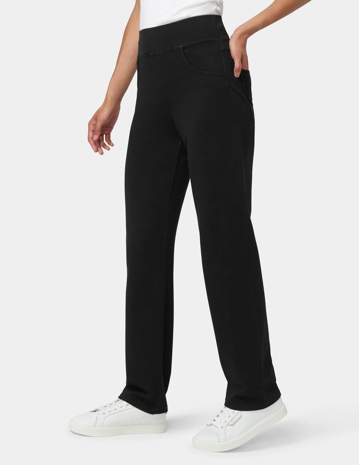 HUE Game-Changing Hi-Rise Straight Legging