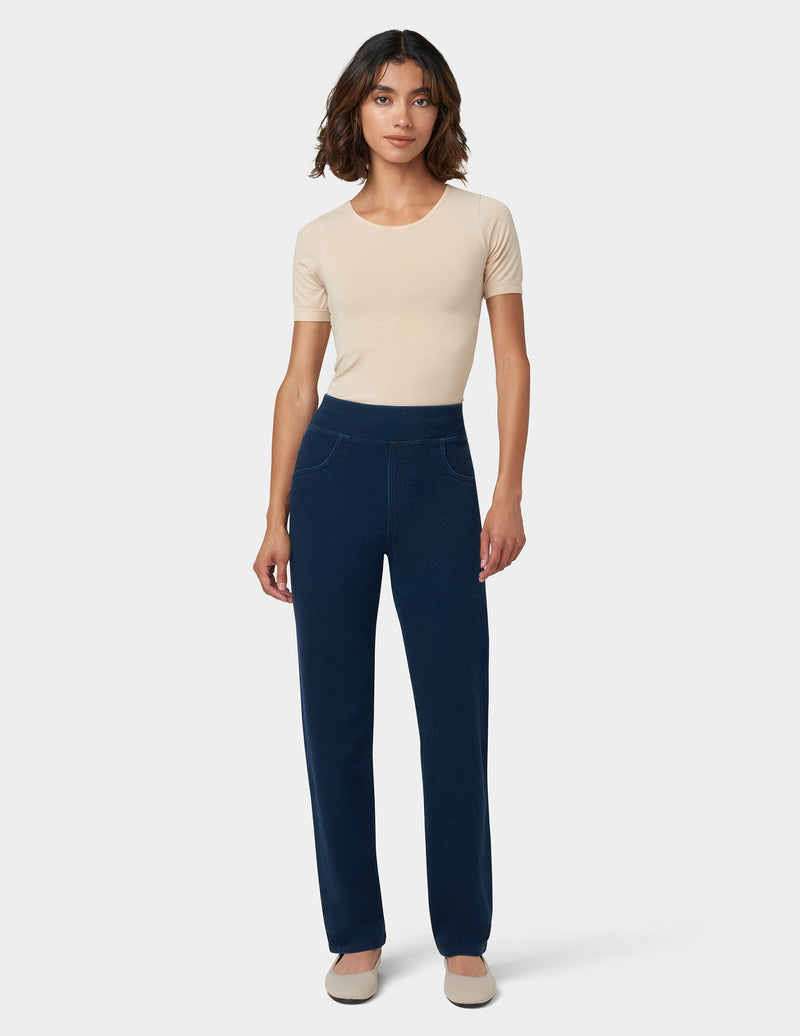 HUE Game-Changing Hi-Rise Straight Legging