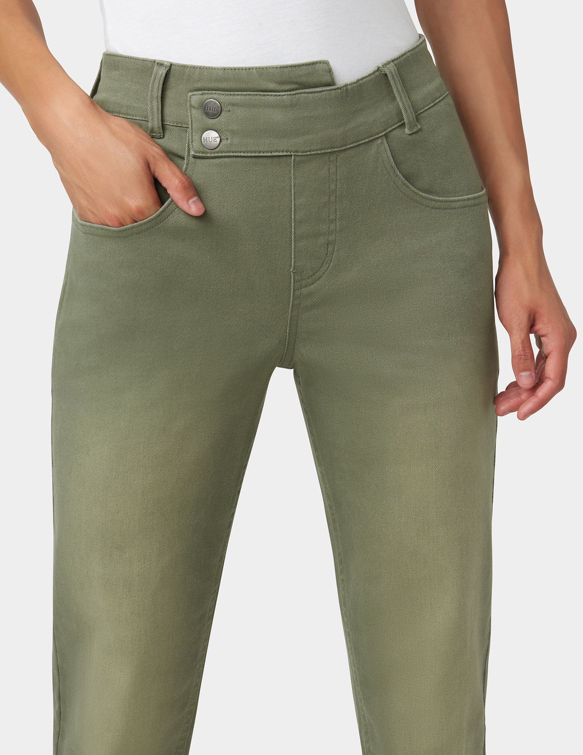 HUE Hi Rise Girlfriend Denim