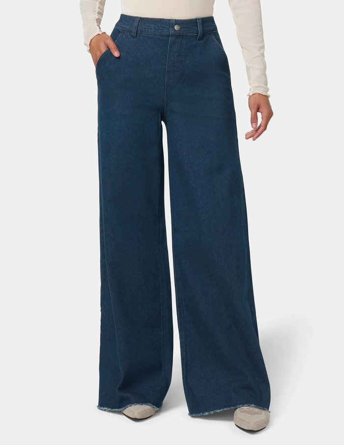 HUE Olivia Wide Leg Denim Pant