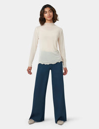 HUE Olivia Wide Leg Denim Pant