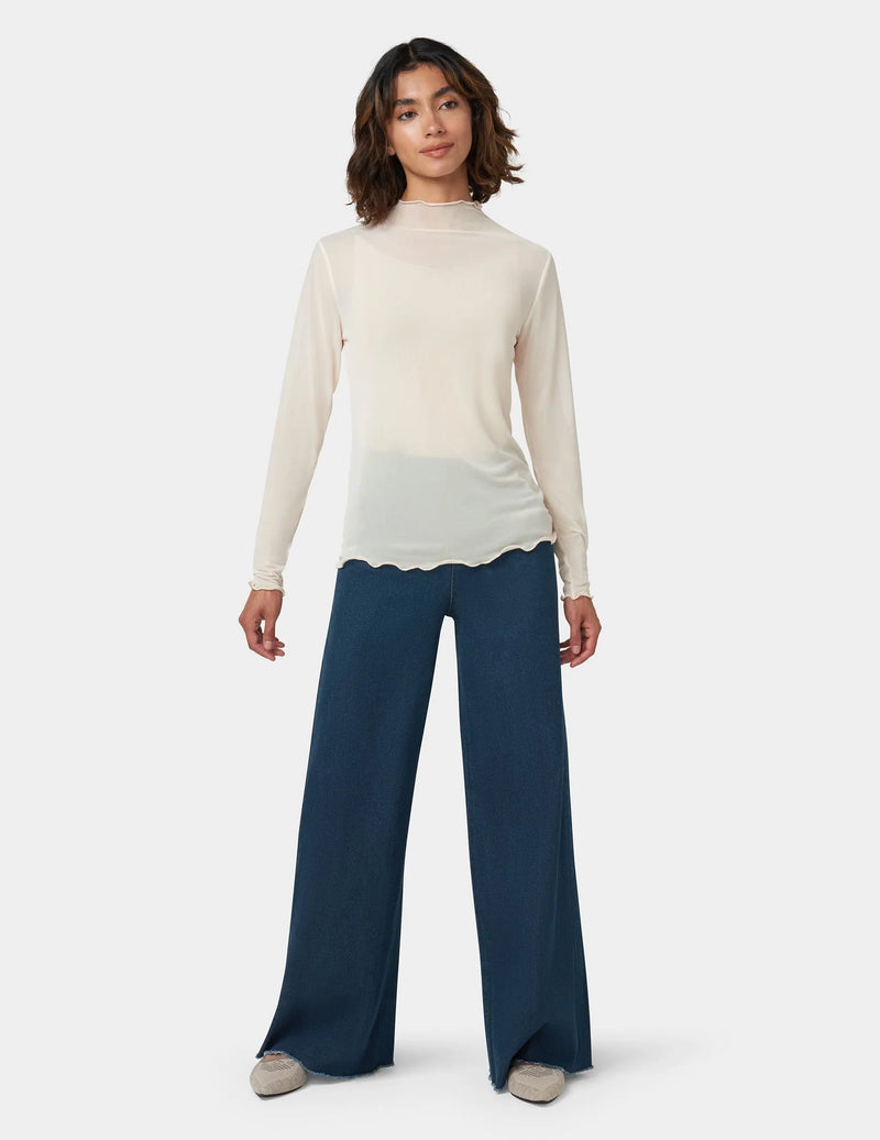 HUE Olivia Wide Leg Denim Pant