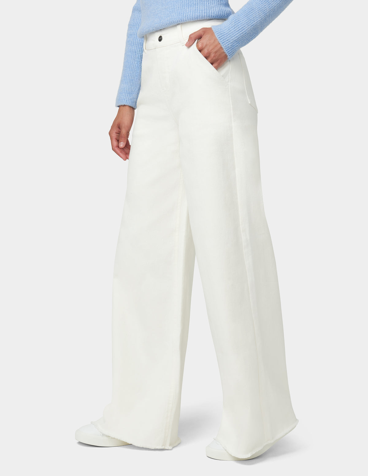 HUE Olivia Wide Leg Denim Pant