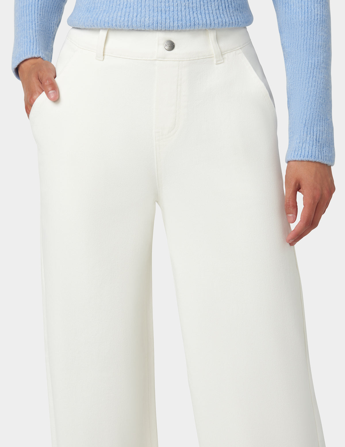 HUE Olivia Wide Leg Denim Pant