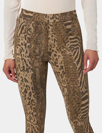 HUE Ultra Soft Mixed Animal Denim Legging