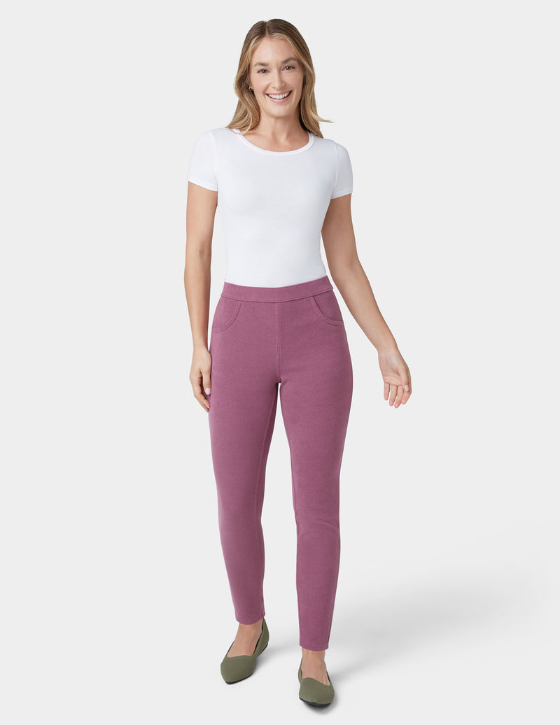 HUE Butter Twill Jean Style Legging